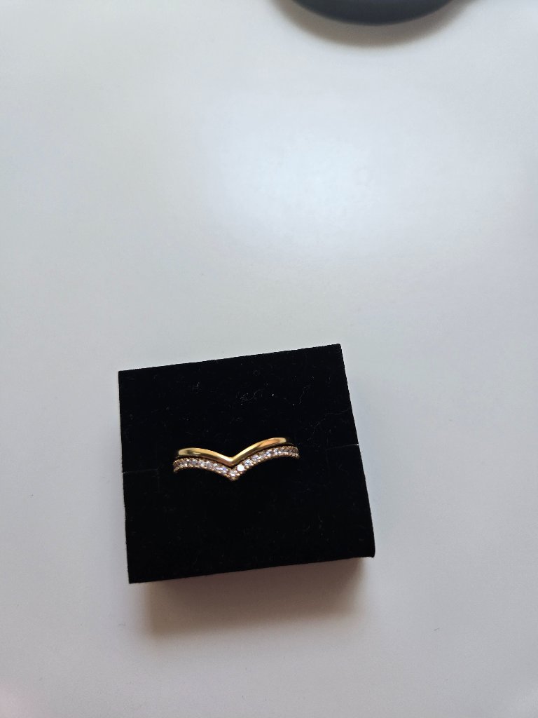 Pandora Yellow Gold Plated Cubic Zirconia Rings
